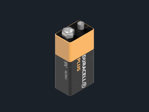 DURACELL PLUS 3D 打印模型