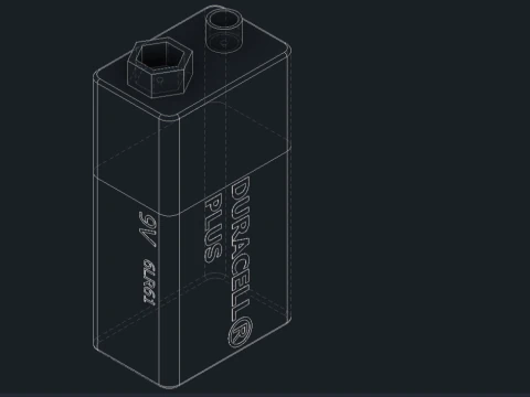 DURACELL PLUS 3D Print Model