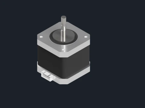 NEMA17 17HS15-0404S 3D मॉडल