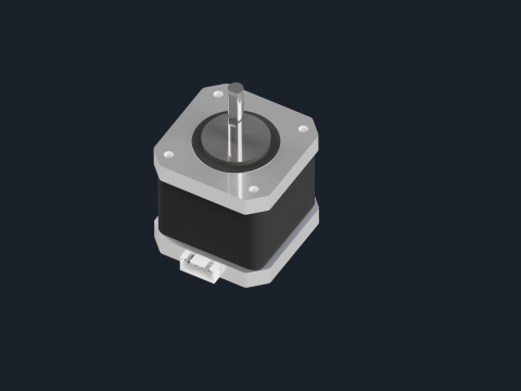 NEMA17 17HS15-0404S 3D Model