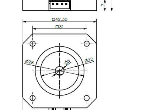 NEMA17 17HS15-0404S 3D Model