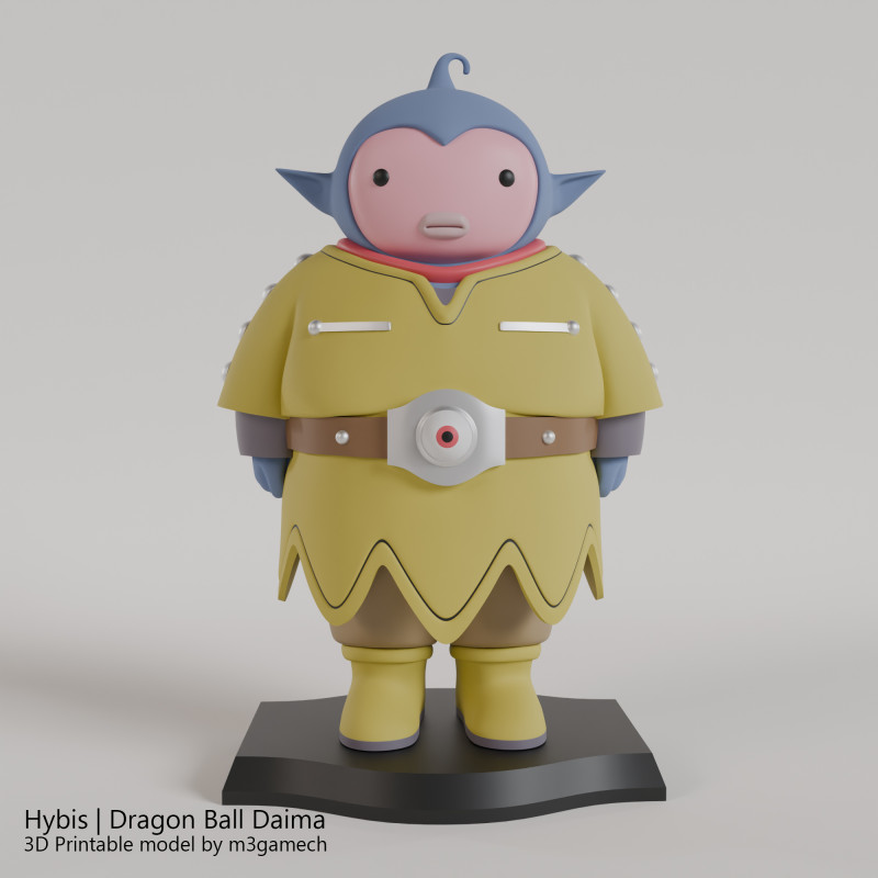 Hybis Dragon Ball Daima 3Dプリントモデル .c4d .max .obj .3ds .fbx .stl .blend