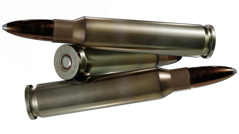 556x45 NATO rifle cartridge Modelo 3D .c4d .max .obj .3ds .fbx .stl .blend