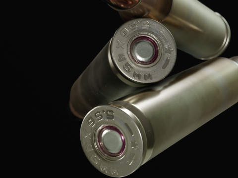 556x45 NATO rifle cartridge Modelo 3D