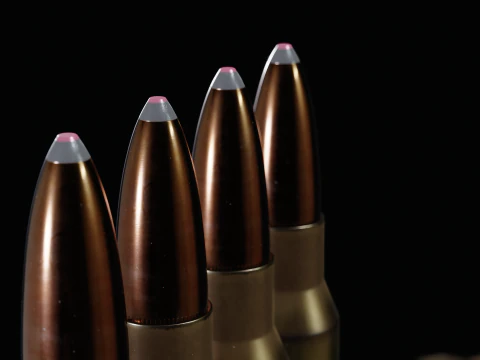 556x45 NATO rifle cartridge 3D Model