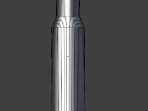 556x45 NATO rifle cartridge Modelo 3D
