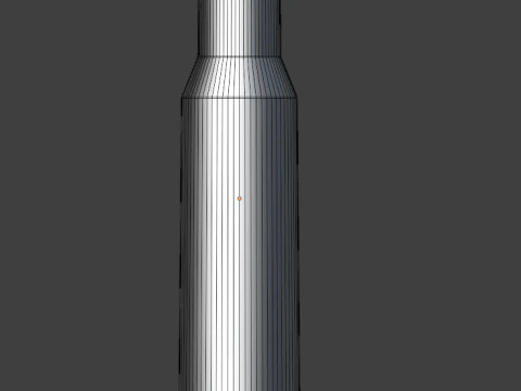 556x45 NATO rifle cartridge 3D Model