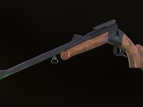 MR-18 762x54mm Hunting Rifle 3D 模型