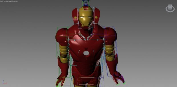 IRON MAN 3D Model .c4d .max .obj .3ds .fbx .stl .blend