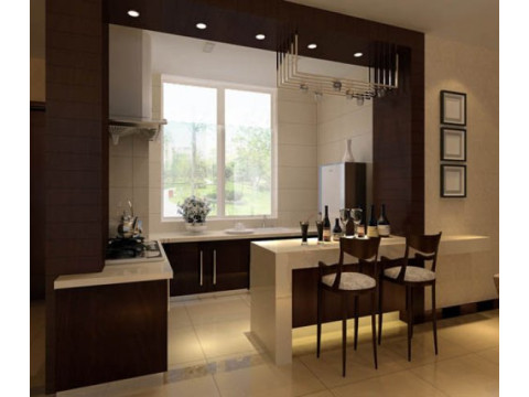 Modern Kitchen 4k Model 3D Model