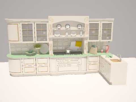 Modern Kitchen 4k Model Modelo 3D