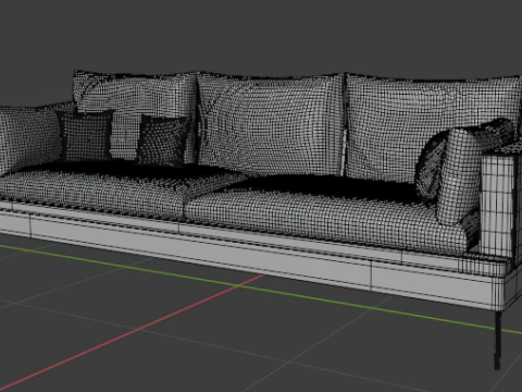 Model Sofa Modern 4k Model 3D