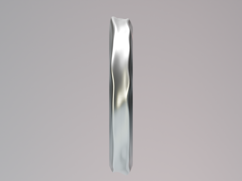 Dented metal ring 3D 打印模型