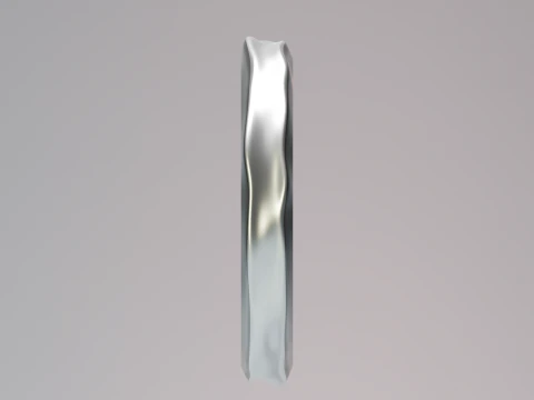 Dented metal ring 3D Print Model
