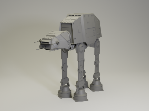 Star Wars AT-AT Walker 3D Model