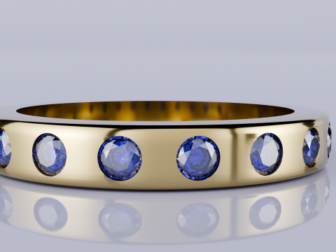 Wedding diamond ring 3D Baskı Modeli