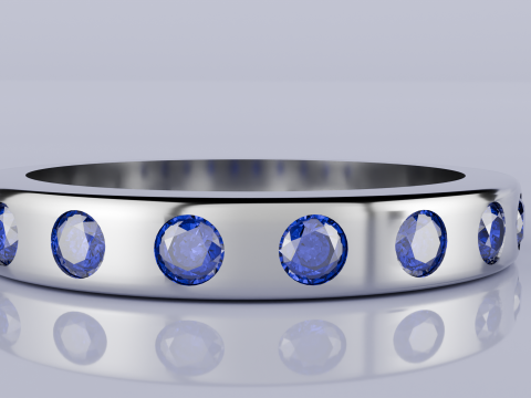 Wedding diamond ring 3D Baskı Modeli