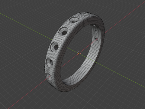 Wedding diamond ring 3D Baskı Modeli