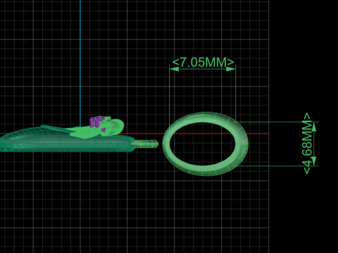 Shoe Pendant with Bow 3D Принт Модель