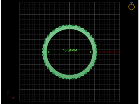 Texture Ring 3D Printable Jewelry Design 3D Print Model