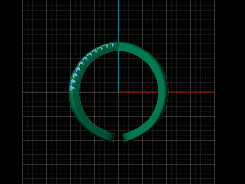 Cross Diamond Ring 3D Принт Модель