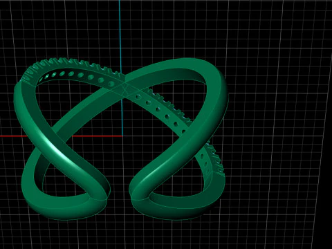 Cross Ring 3D Print Model