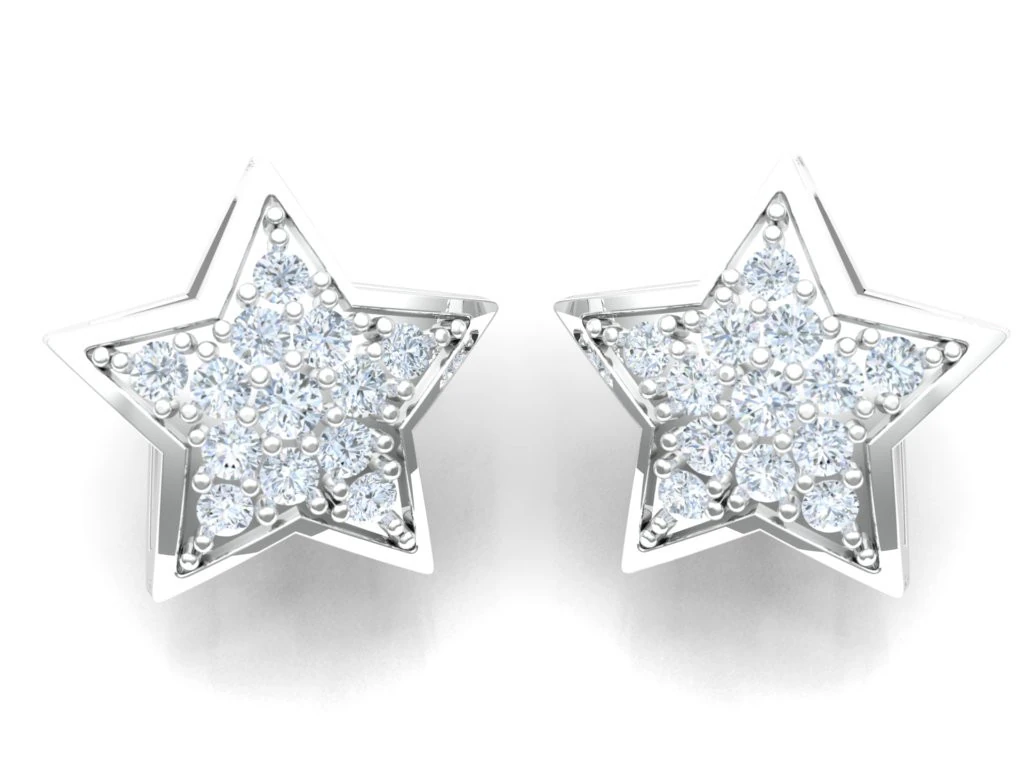 Pendiente de estrella de diamantes Modelo de impresión 3D .c4d .max .obj .3ds .fbx .stl .blend 