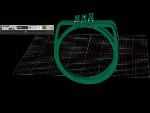 Pingente de coração com arquivo de anel grátis Modelo de Impressão 3D