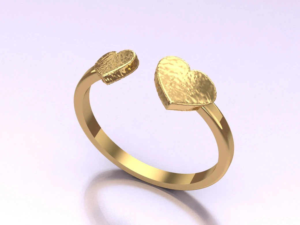 Texture Ring Design 3D Print Model .c4d .max .obj .3ds .fbx .stl .blend 