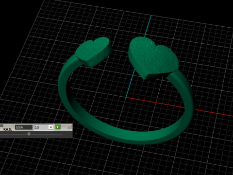 Design de anel de textura Modelo de Impressão 3D