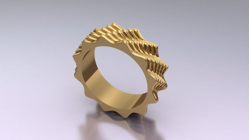 Ring Design 3D Print Model .c4d .max .obj .3ds .fbx .stl .blend 