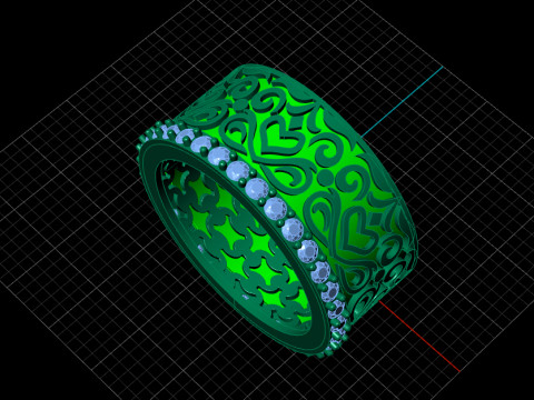 Pierścień wzorcowy Model do druku 3D