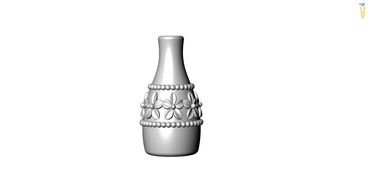 Vase Design 3D Print Model .c4d .max .obj .3ds .fbx .stl .blend