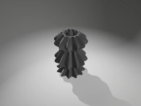 Stylish Vase 3D Print Model