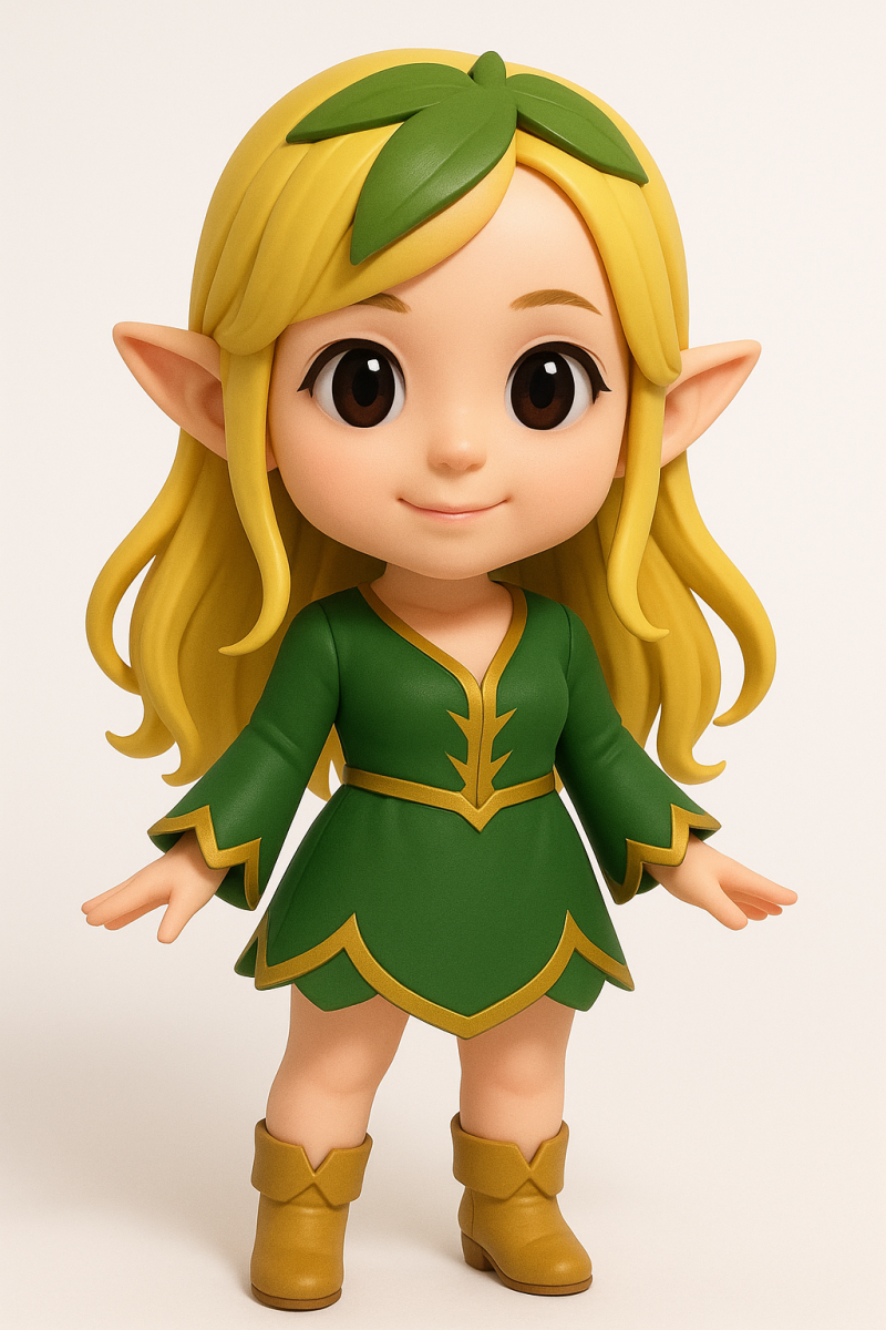 ELF 3Dモデル .c4d .max .obj .3ds .fbx .stl .blend