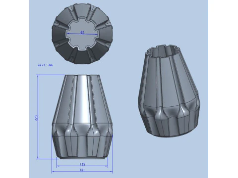 Art vase 3D Print Model