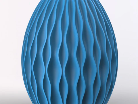 Kunst vaas 3D printmodel