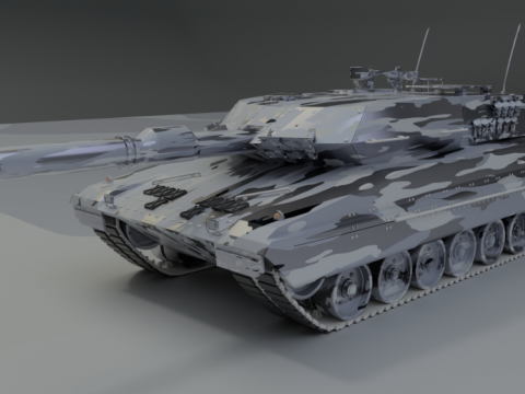 Leopard 2a 3D Модель