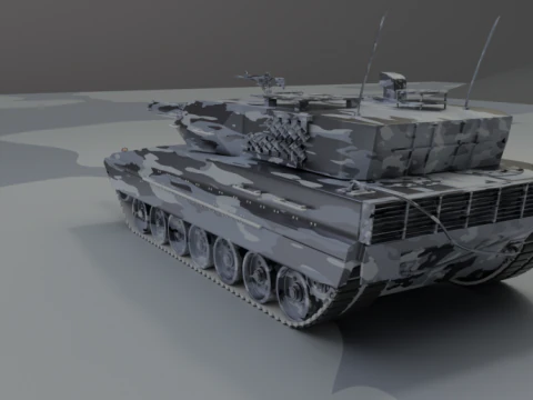 Leopardo 2a Modello 3D