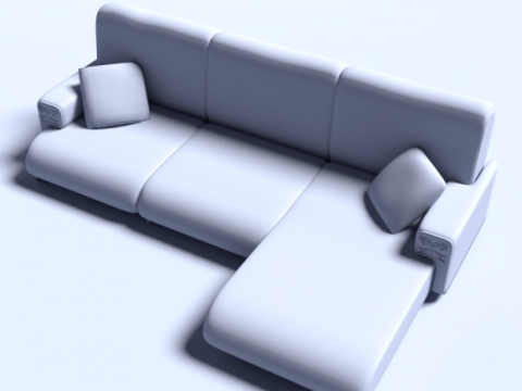 Modern Sofa Set High-Quality s for Interior Visualization Model 3D