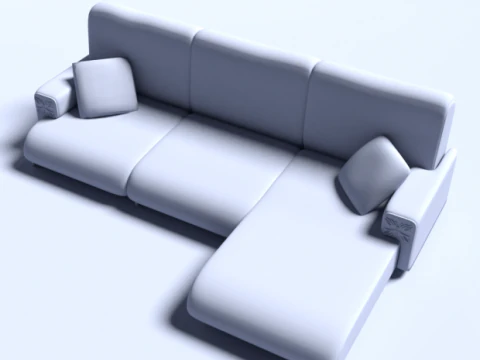 Modern Sofa Set High-Quality s for Interior Visualization 3D Model