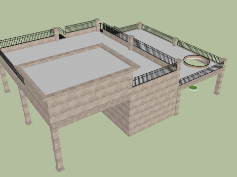 BUILDING 3D MODEL 3D Модель