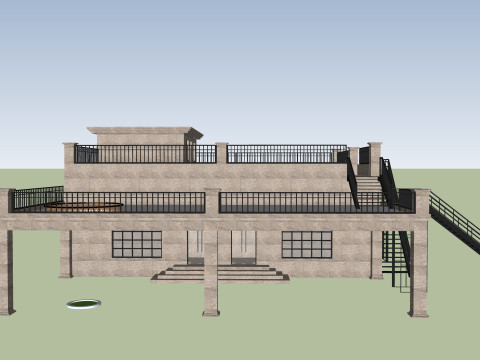 BUILDING 3D MODEL 3D Модель