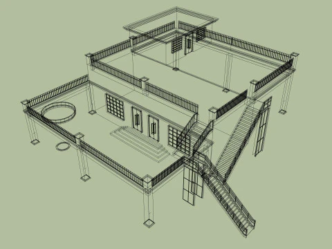 BUILDING 3D MODEL 3D Model