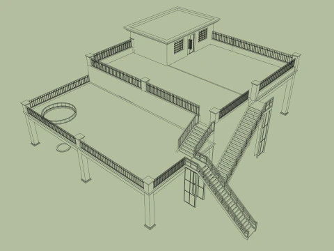 BUILDING 3D MODEL 3D Model