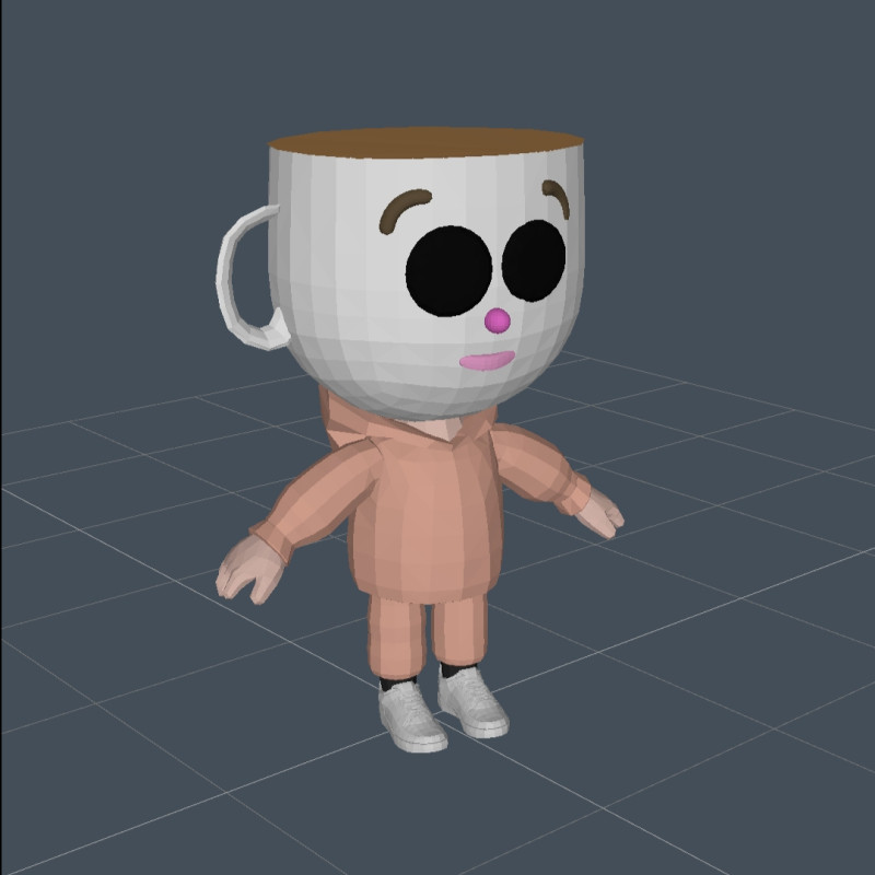 Hoodie Ballerina Cappuccina Modello 3D .c4d .max .obj .3ds .fbx .stl .blend 