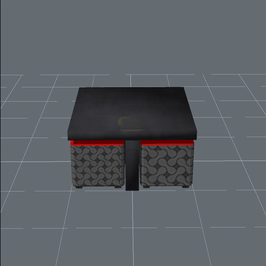 Living room table 3D Model .c4d .max .obj .3ds .fbx .stl .blend