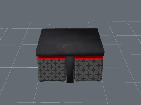 Living room table Model 3D