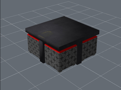 Living room table Modello 3D
