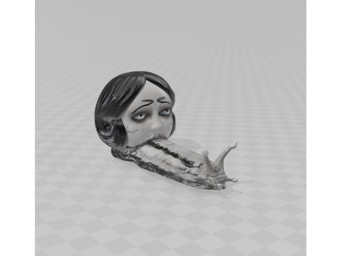 Junji Ito Slug Girl 3D Принт Модель